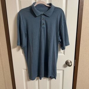 Woolrich mens blue polo shirt sz Lg